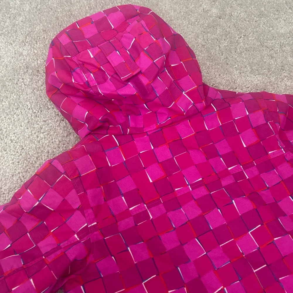 Columbia Kids Checkered Pink Puffer Jacket - Picture 6 of 8